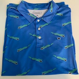 Men’s Crown and Ivy Medium polo - worn once, alligators